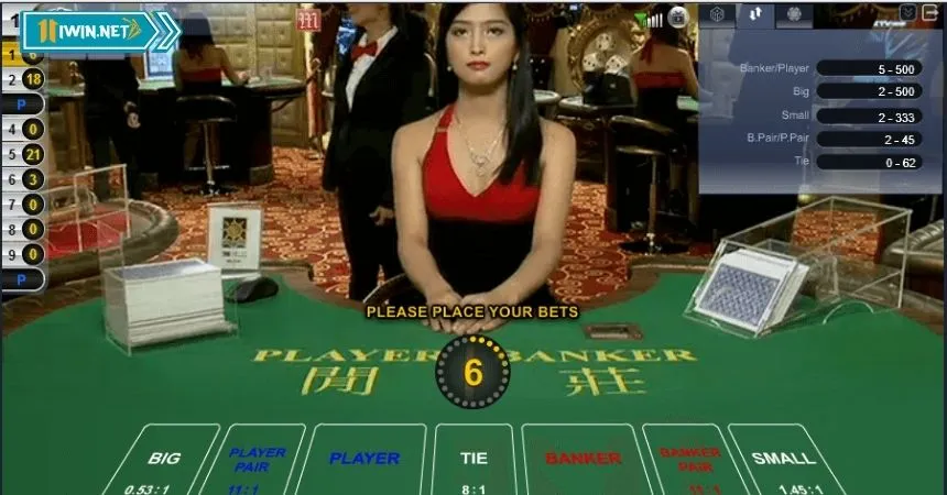 Game bài baccarat với không khí cá cược đầy sôi động