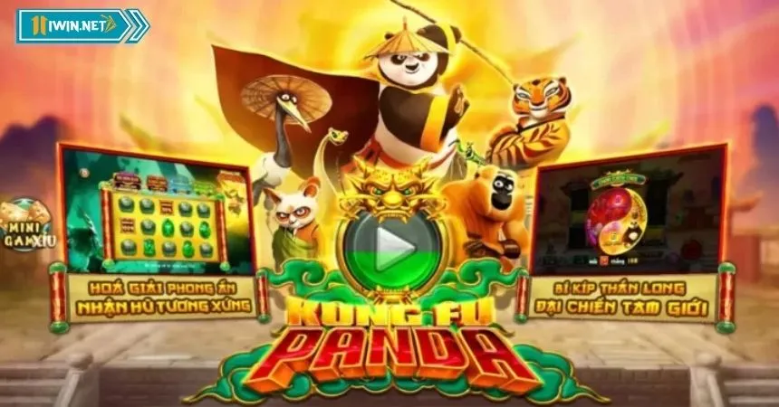 Kungfu Panda được thiết kế với giao diện bắt mắt