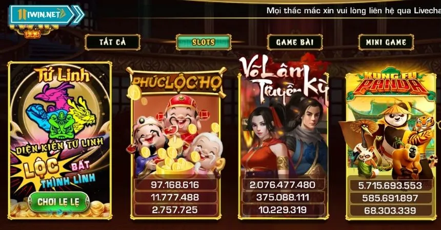 Slot online iWin hứa hẹn thỏa mãn đam mê cá cược của người chơi