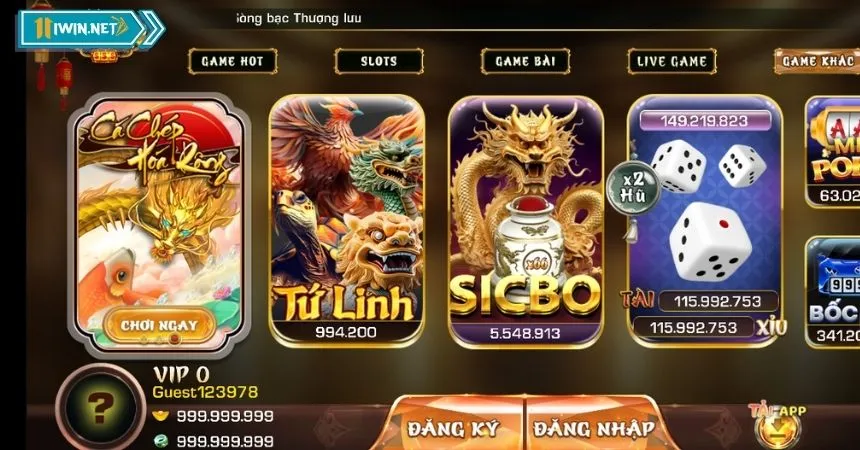 iWin thường xuyên cập nhập link dự phòng trên hệ thống